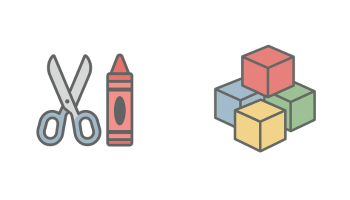 Crafting Tools and Colored Blocks designed by Strukturo